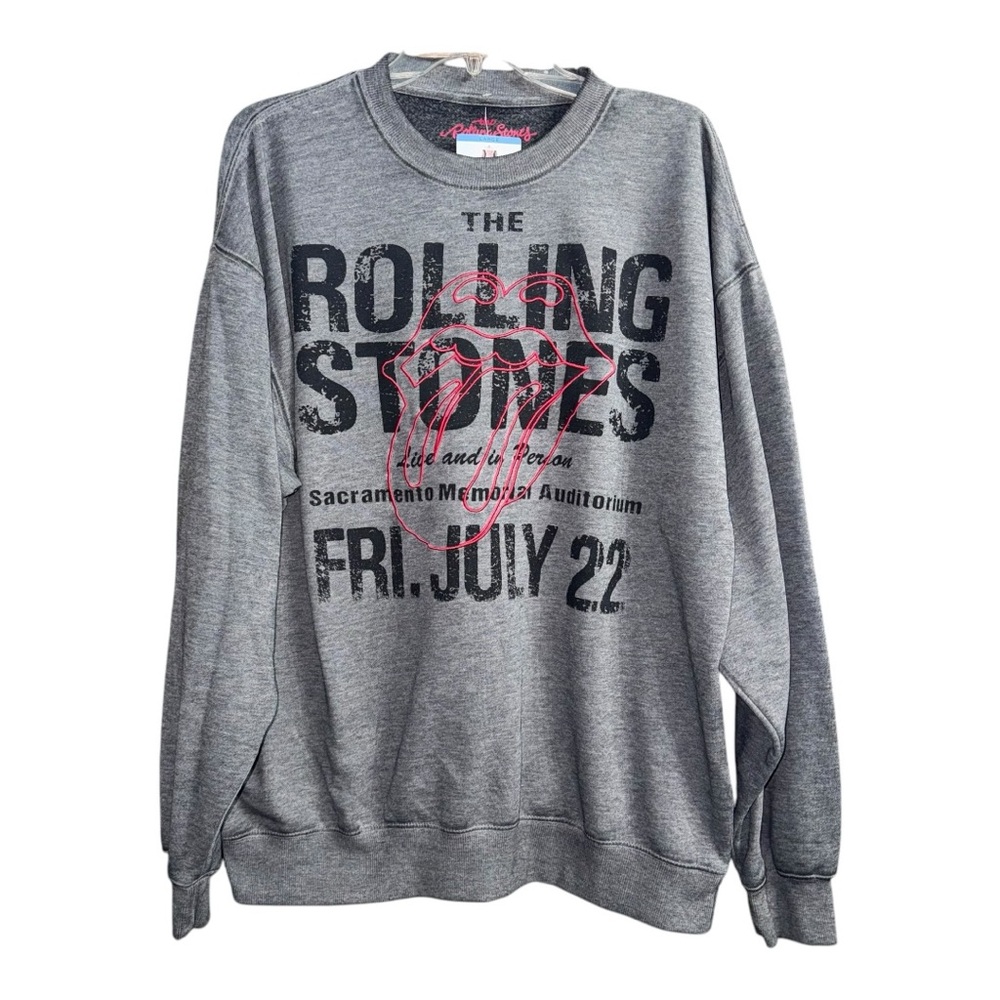 Rolling Stones (NWT) Graphic Sweatshirt
With Red Embroidery, Size Large